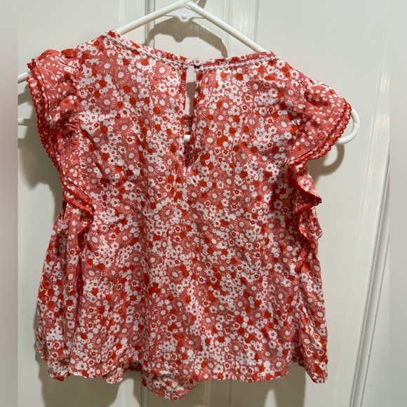 Poupette St. Barth Red and White Floral Set - Picture 3 of 8